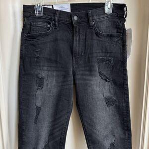 NWT H&M Men's Black Ripped Jeans Size 31/30